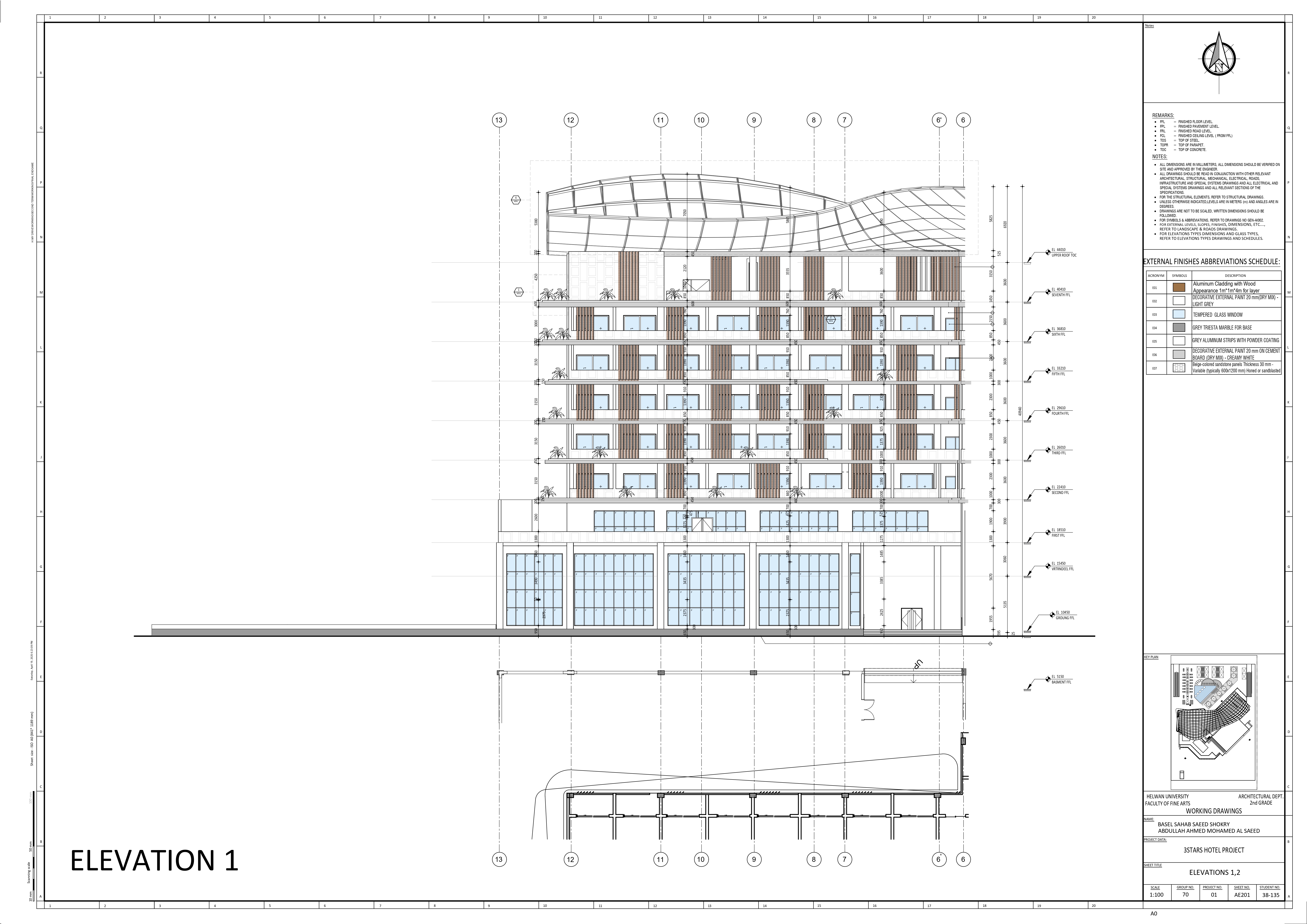 AquaVeil Hotel Working And Technical Insulation Drawing-10
