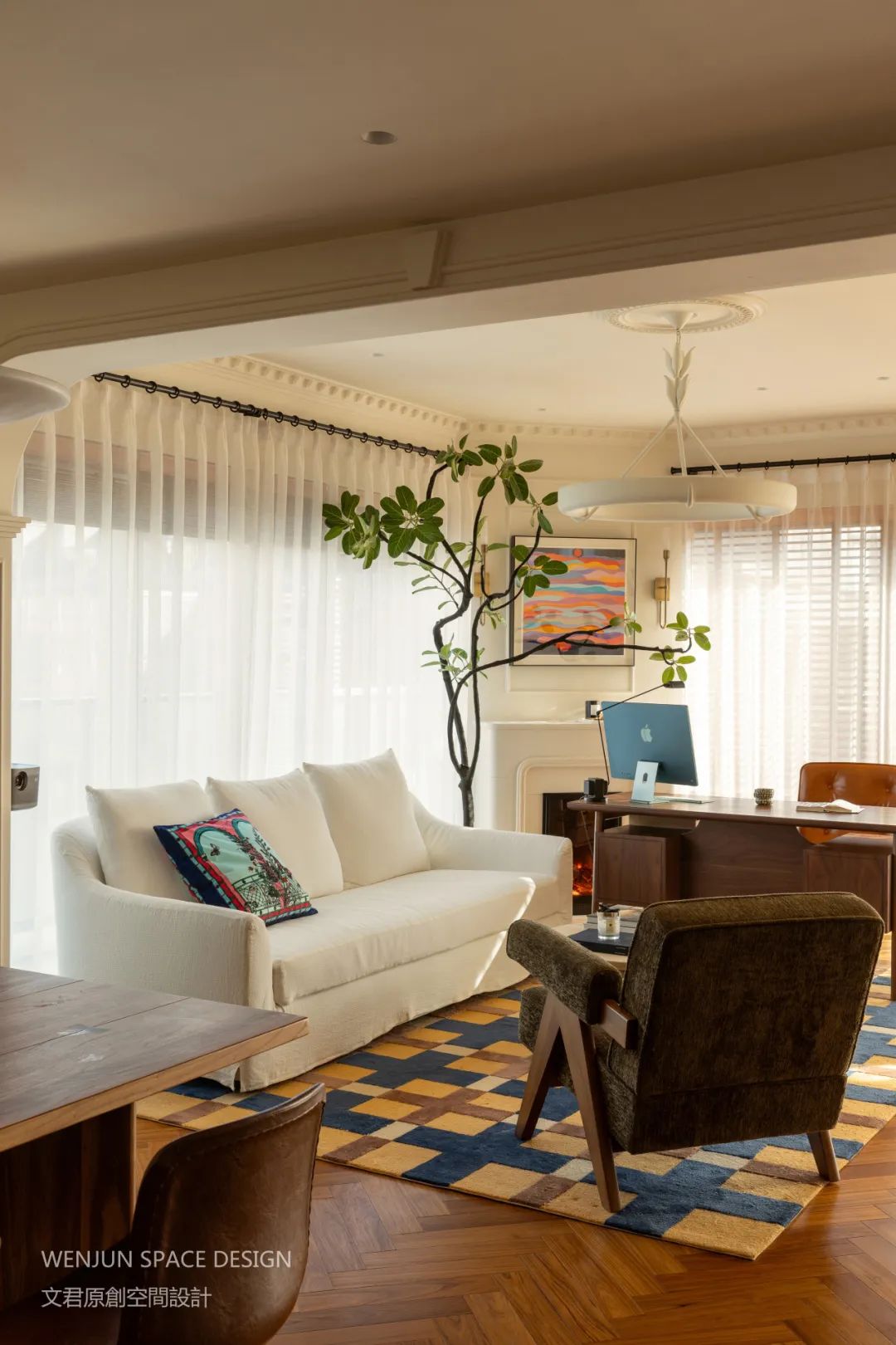 实景落地｜167㎡顶复的混搭中古风，屋主的自在乌托邦-19