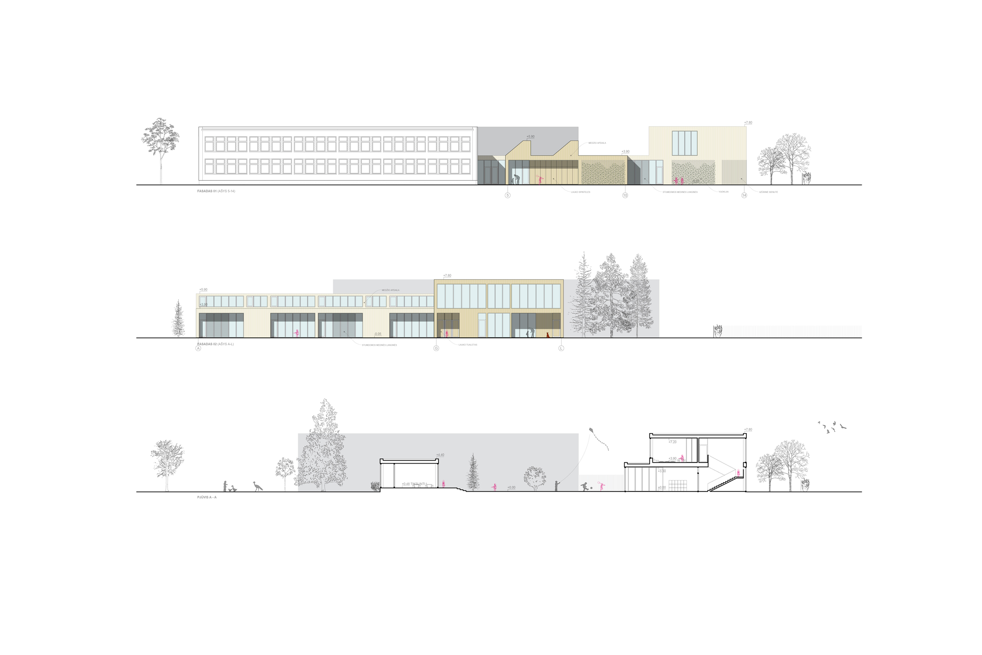 幼儿园 佩列季尤卡斯 E·张力丨立陶宛丨DO Architects-43