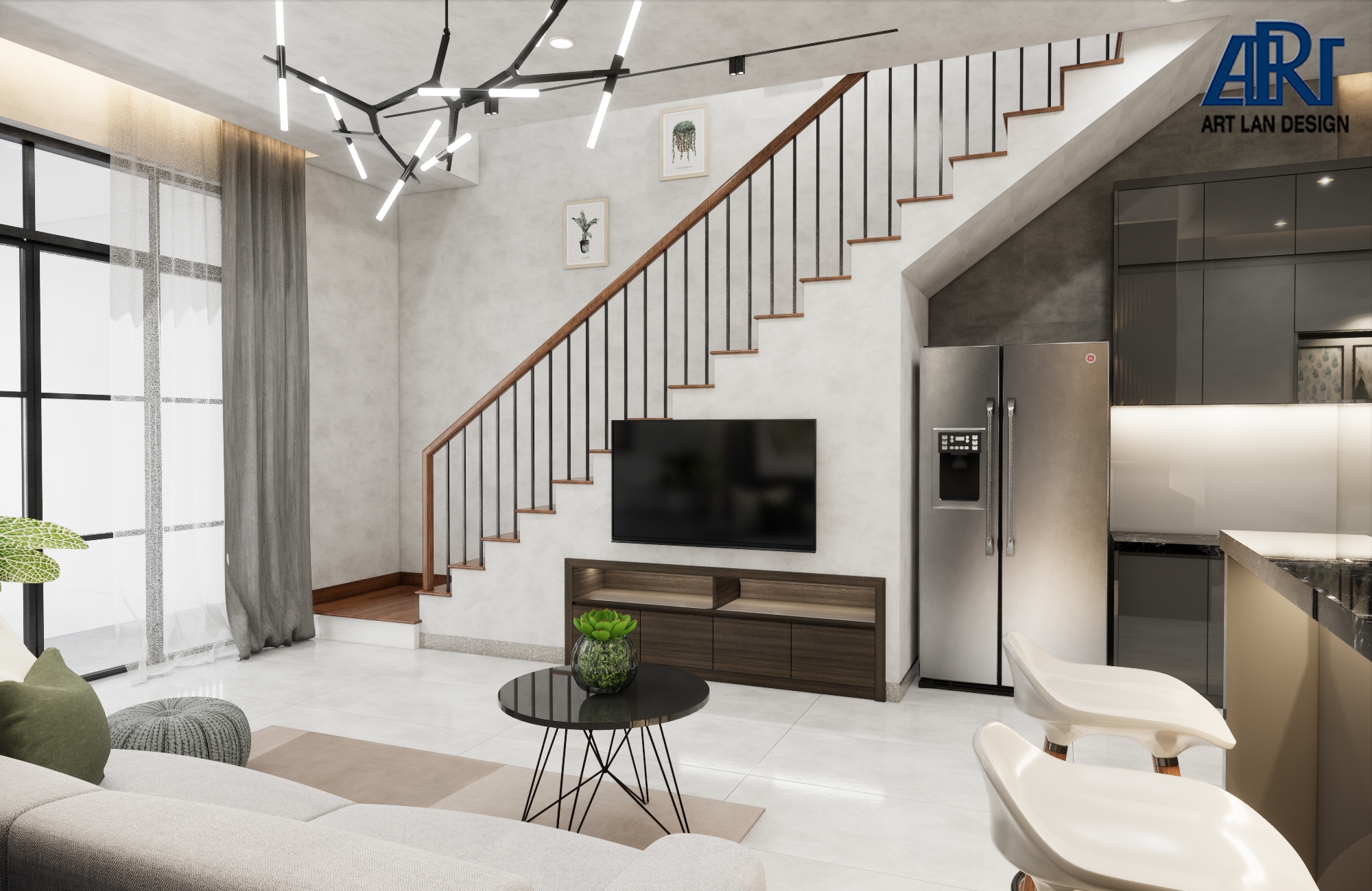 NỘI THẤT NHÀ PHỐ 2 TẦNG - HIỆN ĐẠI-0