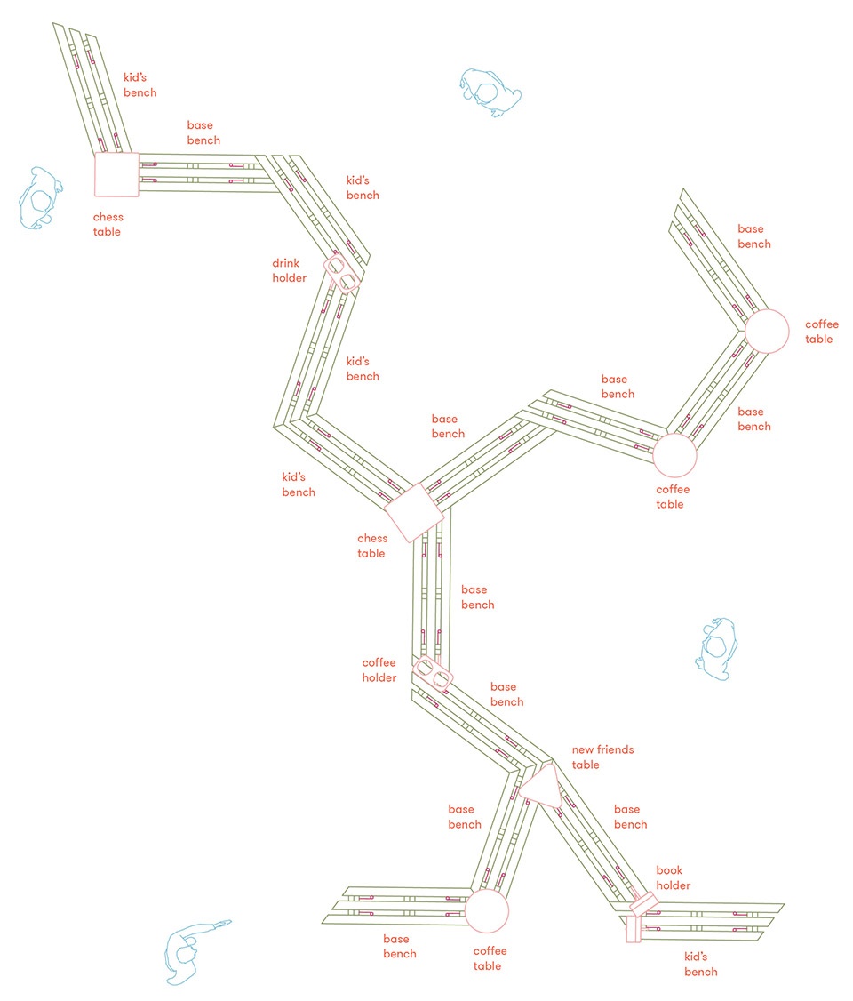 “连里枝”长椅丨中国香港丨纳研作室-42