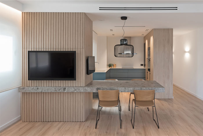 100㎡明亮，简单实用的公寓设计  ManuelGarcíaAsociados-5