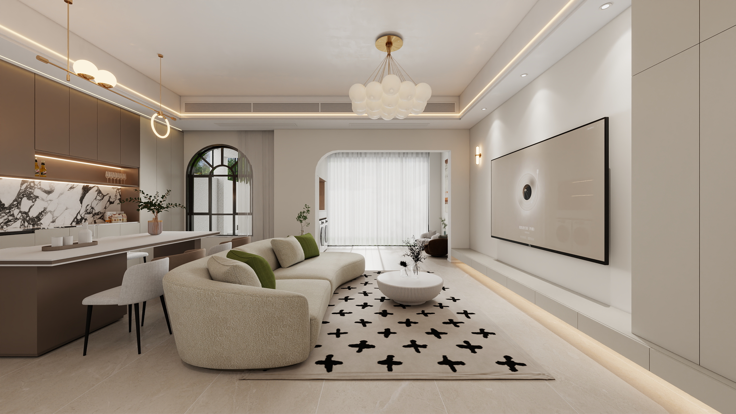 四川崇州嘉裕第六洲斑斓屿（436平方现代简约别墅）-7