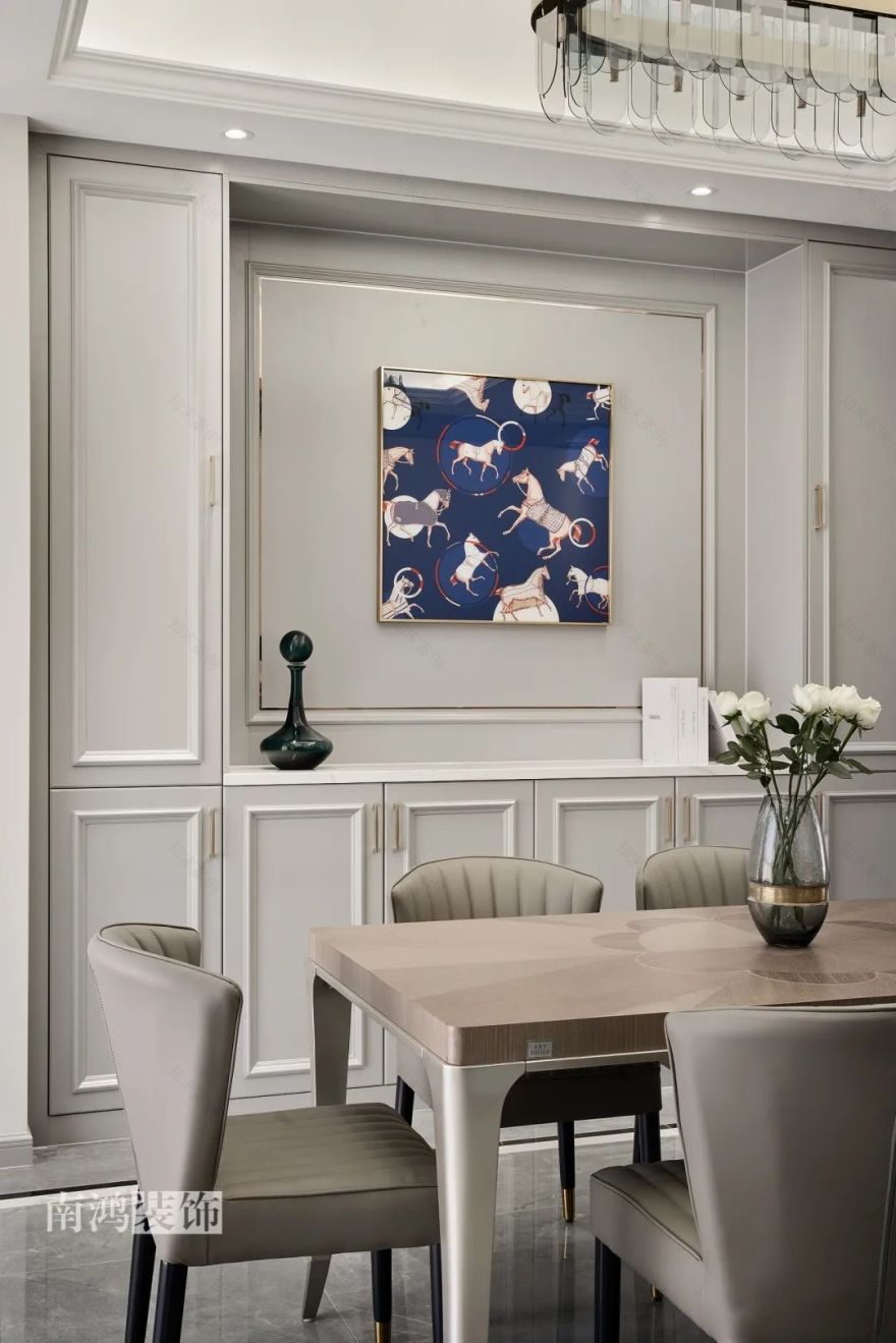 康城一品现代美式轻奢家居设计丨浙江南鸿装饰-42