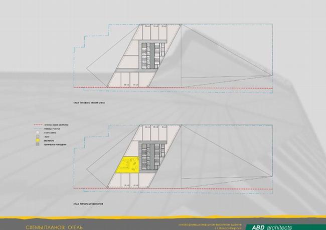 新西伯利亚多功能高层建筑竞赛项目丨俄罗斯新西伯利亚丨B.Levyant等及ABD architects-55