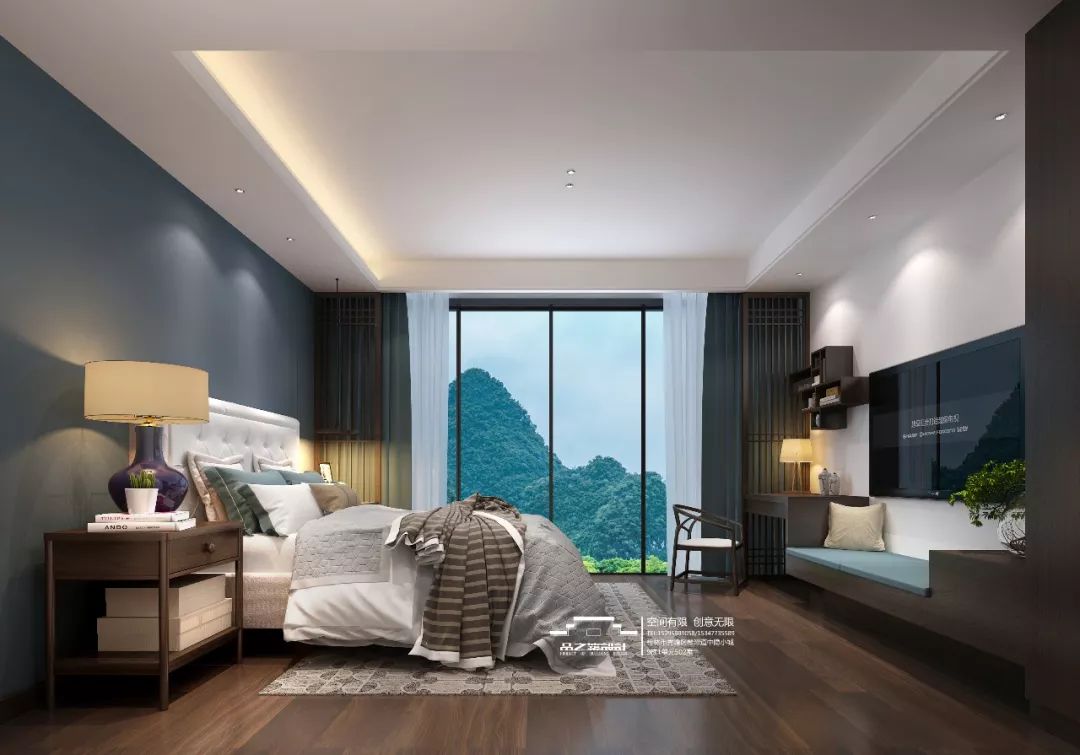 新桂系设计 | 桂林 480㎡别墅空间,品茗生活之美-15