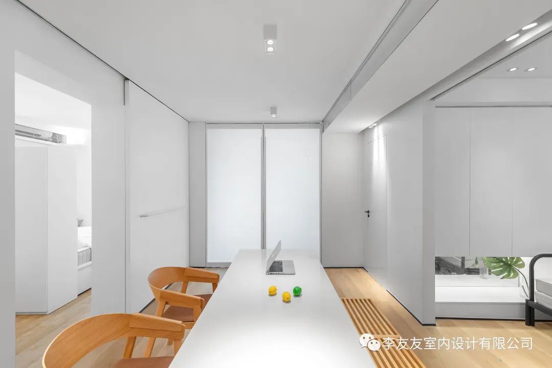 巧妙运用苏州园林的游园动线,打造流动美学空间的极小户型-45