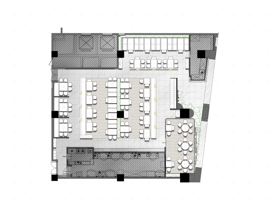 潮牛壹号鲜牛肉火锅餐厅丨WSAD 过白美学-27