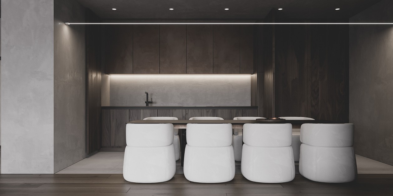 170㎡简约风公寓 舒适而时尚，-11