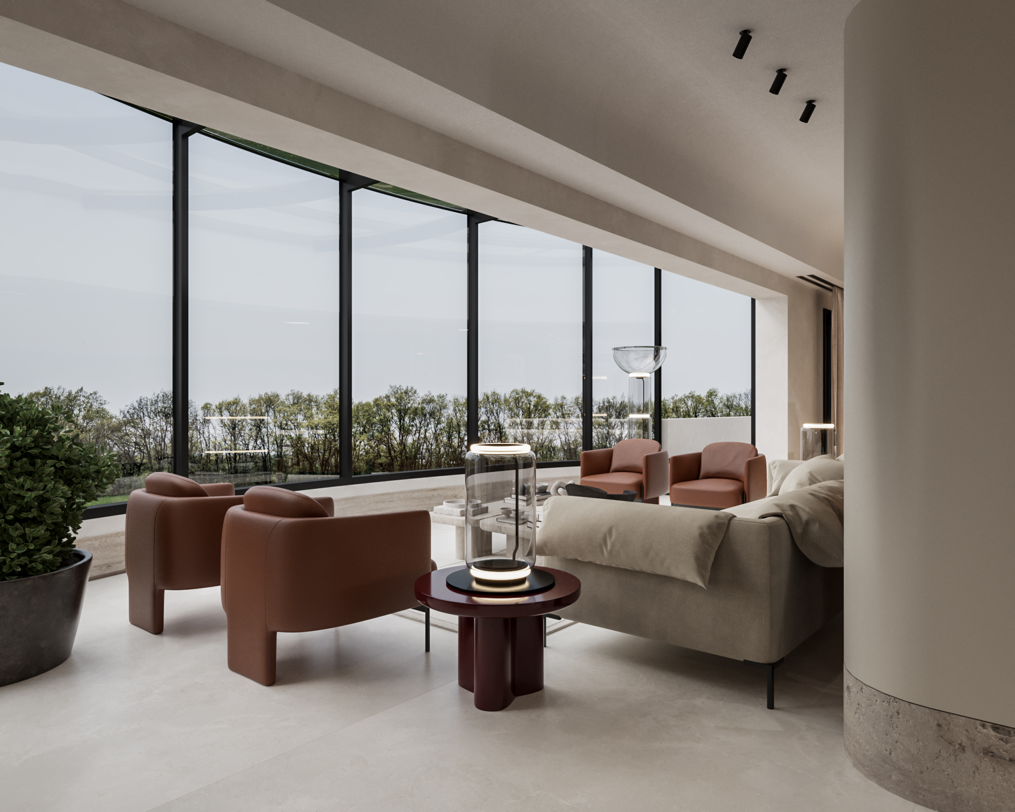 SUBTLE SERENITY住宅公寓丨埃及开罗丨Insite architects-11