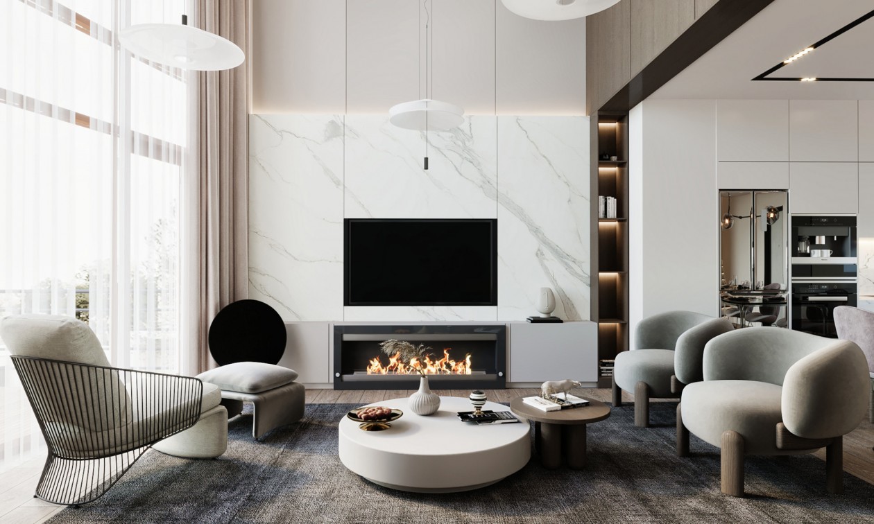 165㎡ 现代简约风别墅设计-2