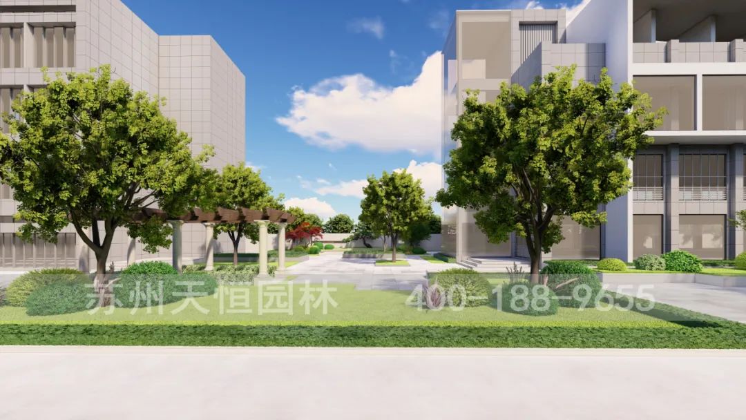 天恒园林|昆山厂区景观-38