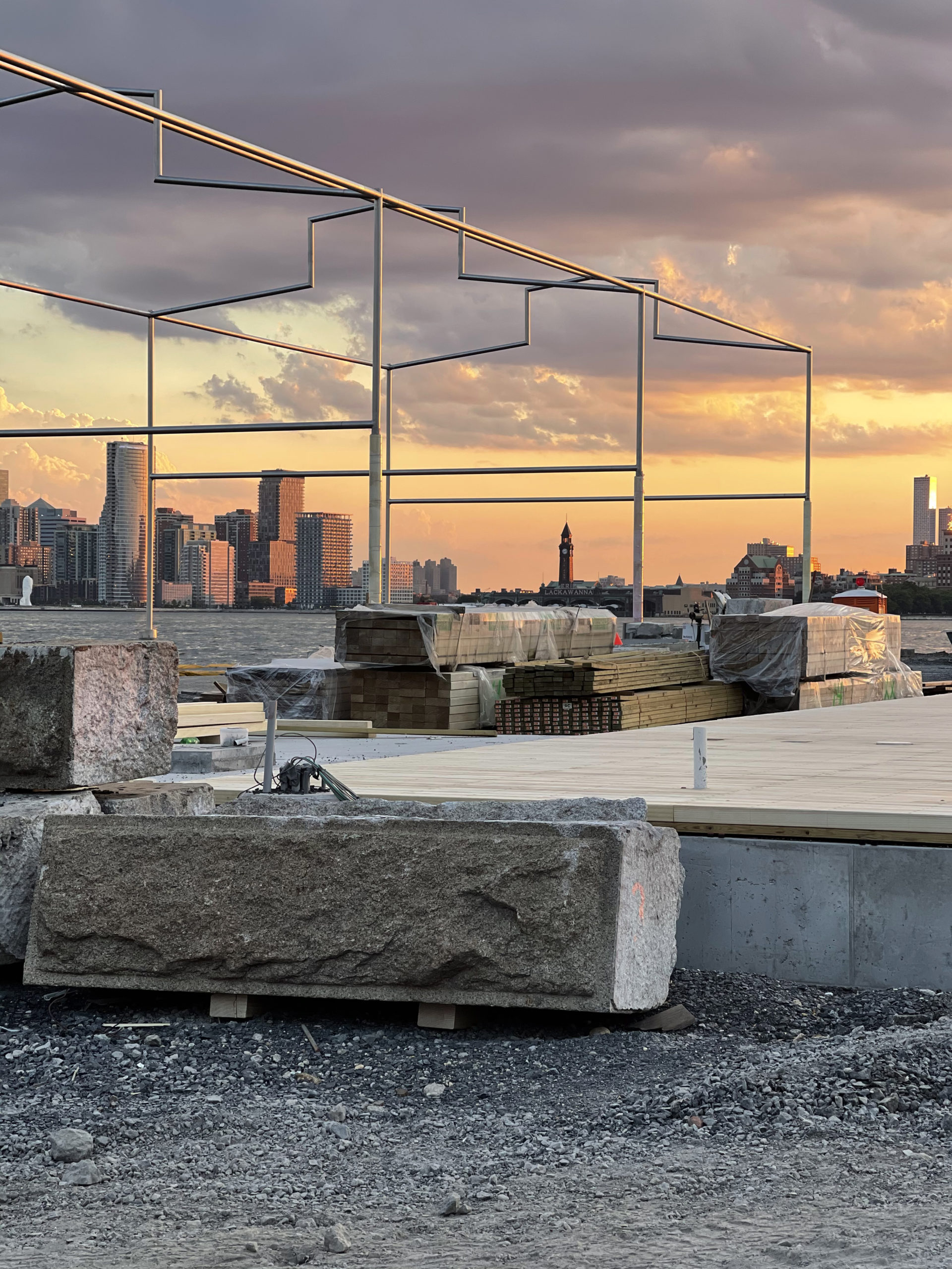 Tree Planting Begins at Gansevoort Peninsula Park on the West Village Waterfront, Manhattan - New York YIMBY-9