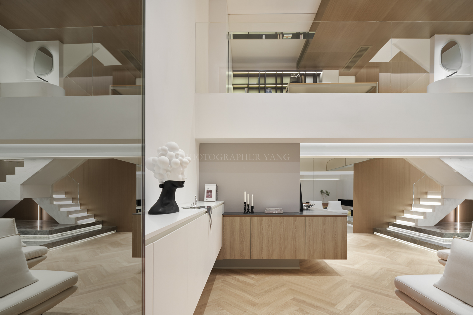 白色和木色的碰撞丨Studio X-5