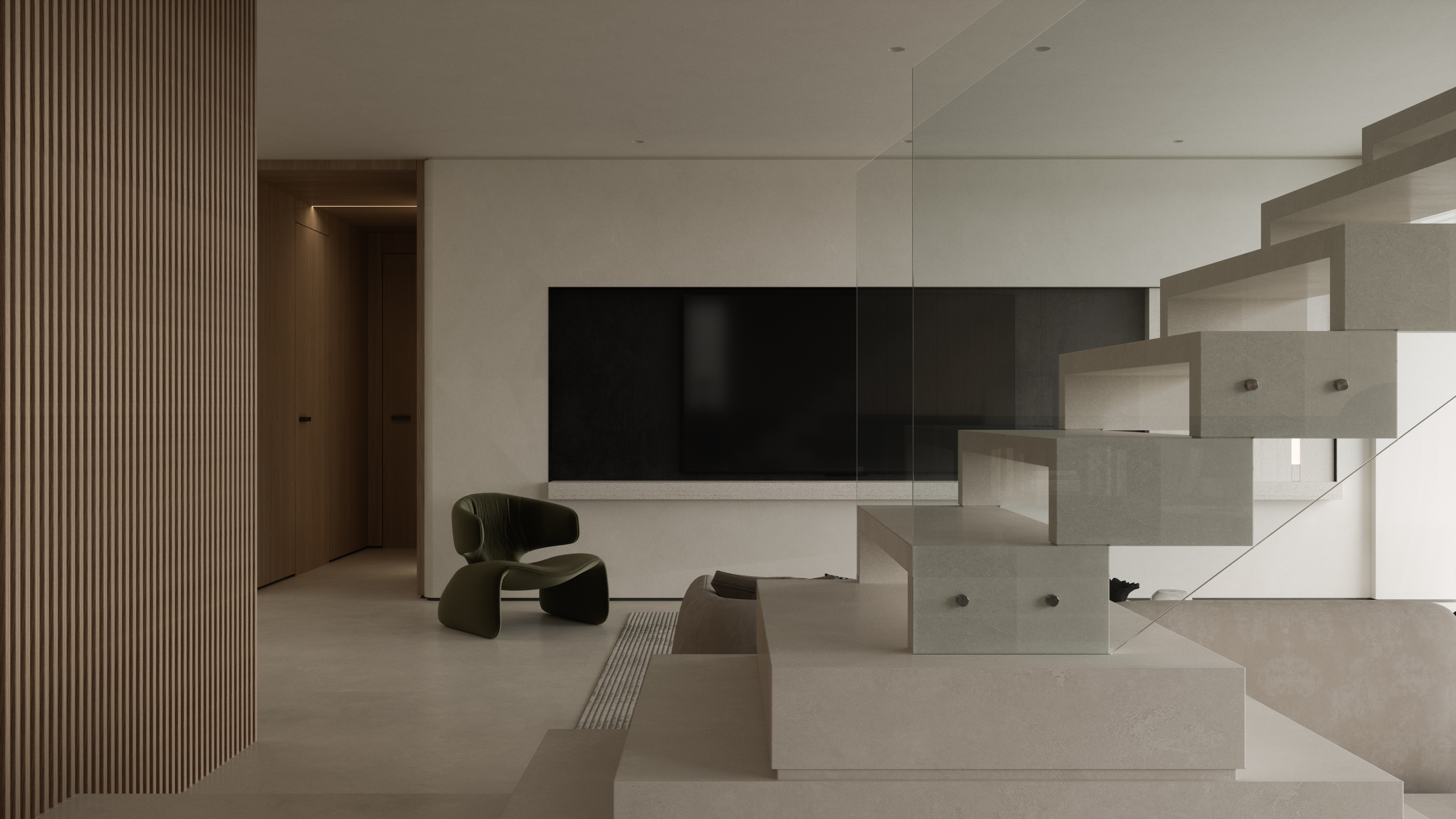 现代极简别墅-19