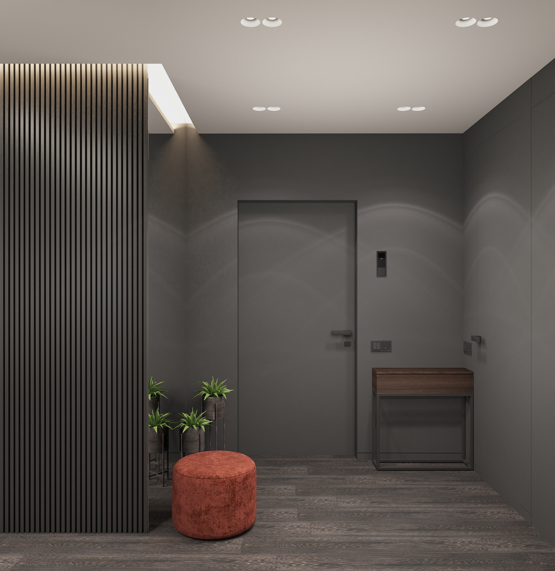 暗黑风格的大气公寓设计丨乌克兰敖德萨丨Iryna Dobrohorska-12