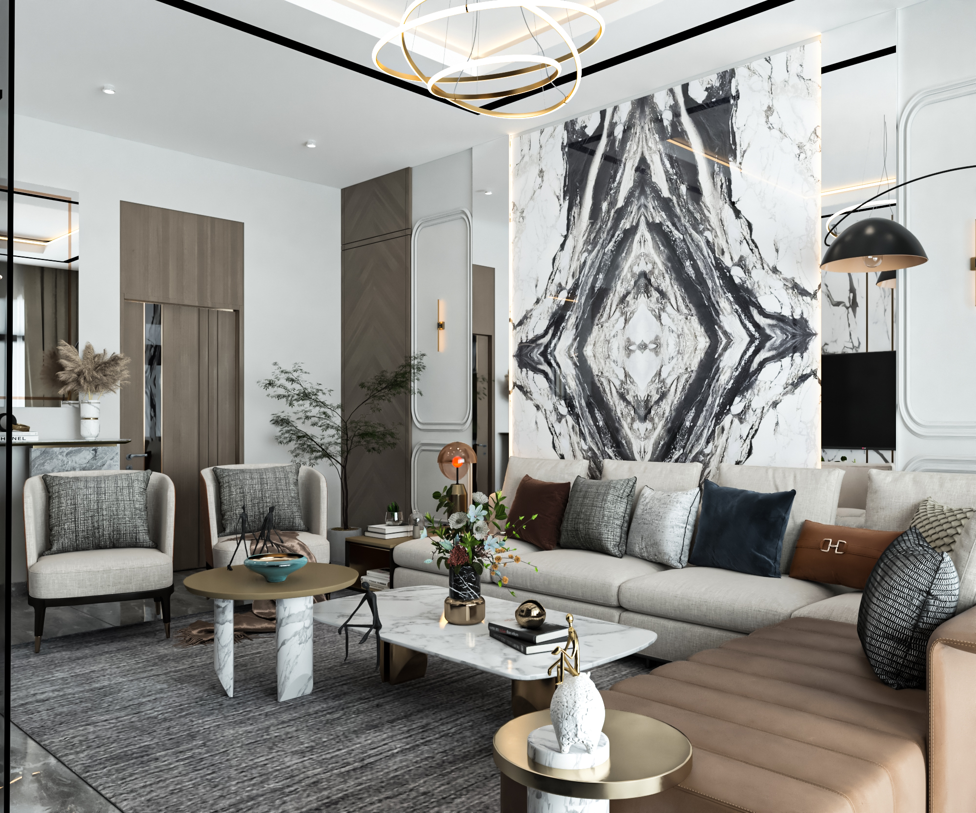 别墅接待设计丨沙特阿拉伯丨HD Design-8