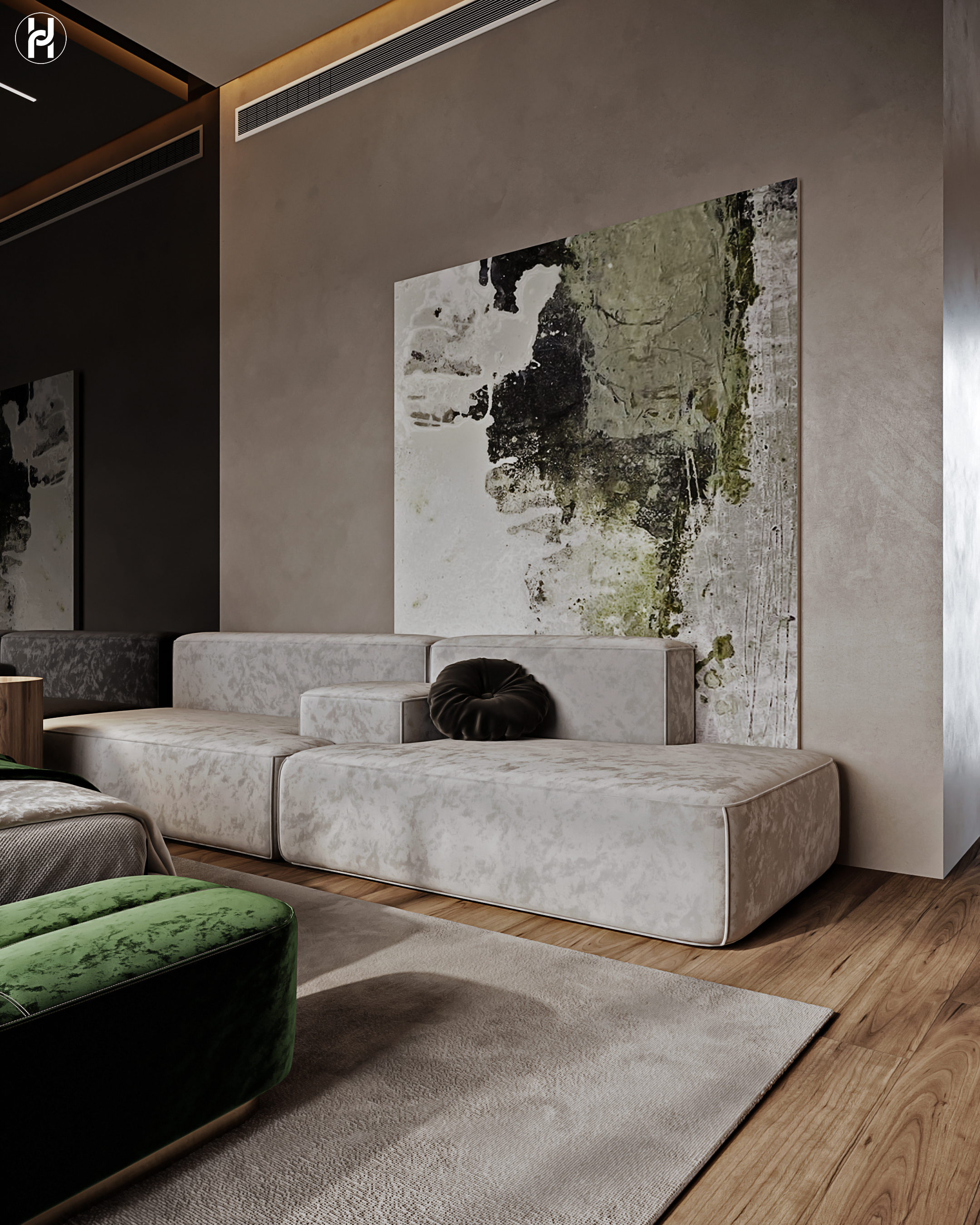 绿色卧室丨Marwa Salah-8