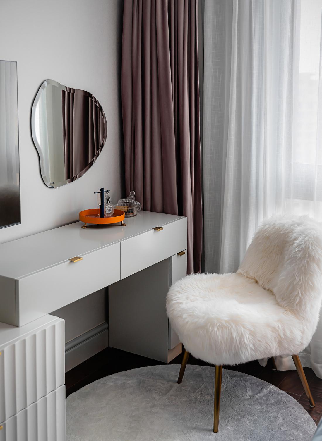 现代轻奢法式平层家居设计-27