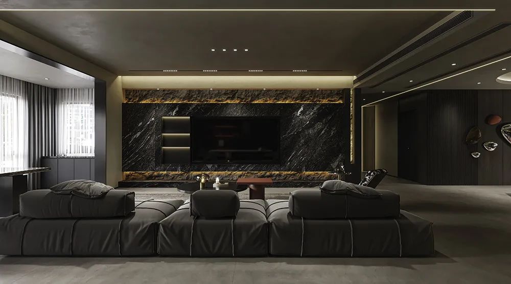 君汇华府现代极简风丨城市人家装饰-8