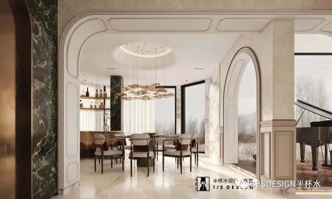 碧桂园云顶 220㎡简约住宅丨中国宁波丨BBSDESIGN 半杯水-50