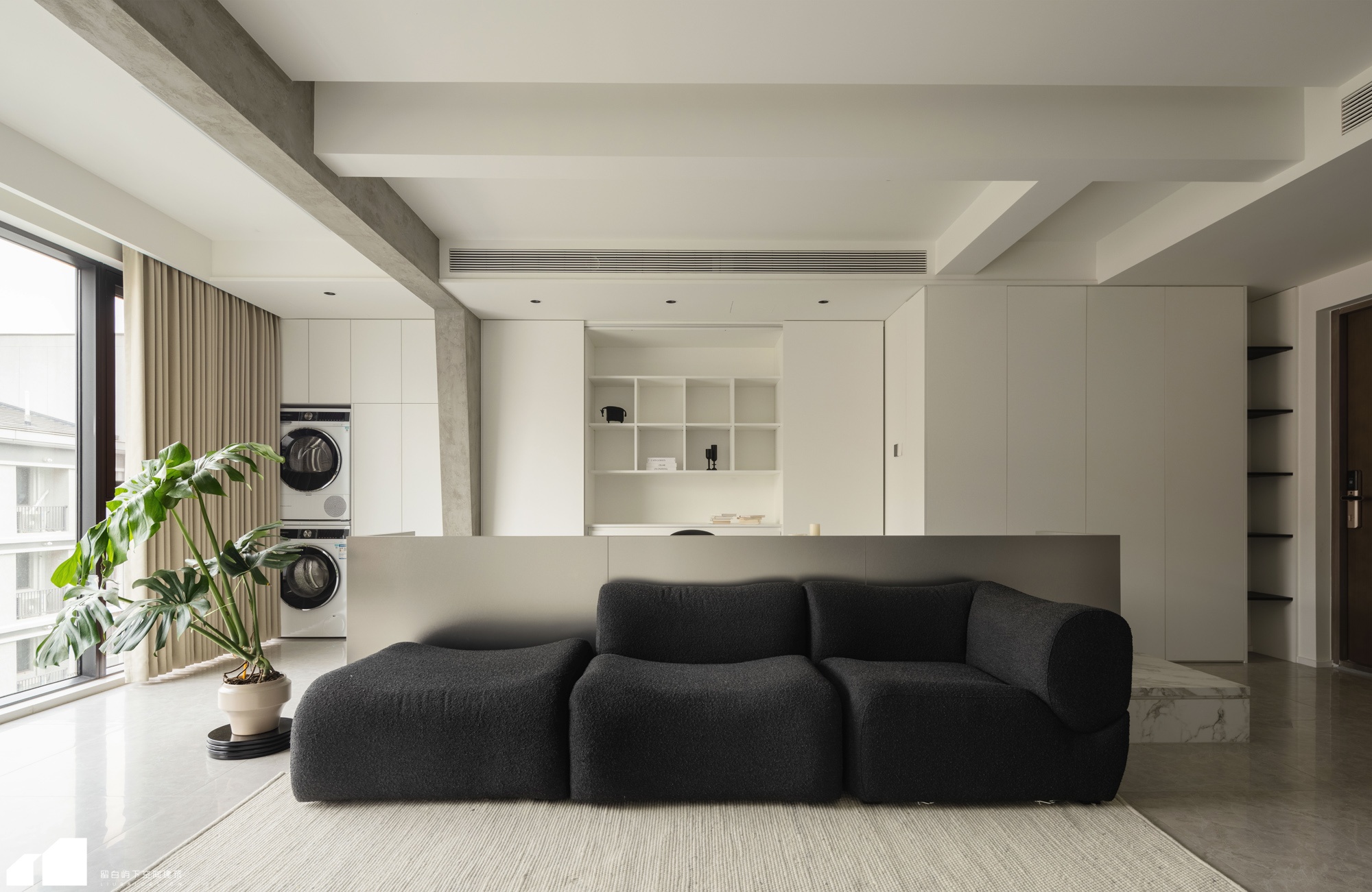 留白·私宅 ，浔岚 黑白灰的纯粹之美-3