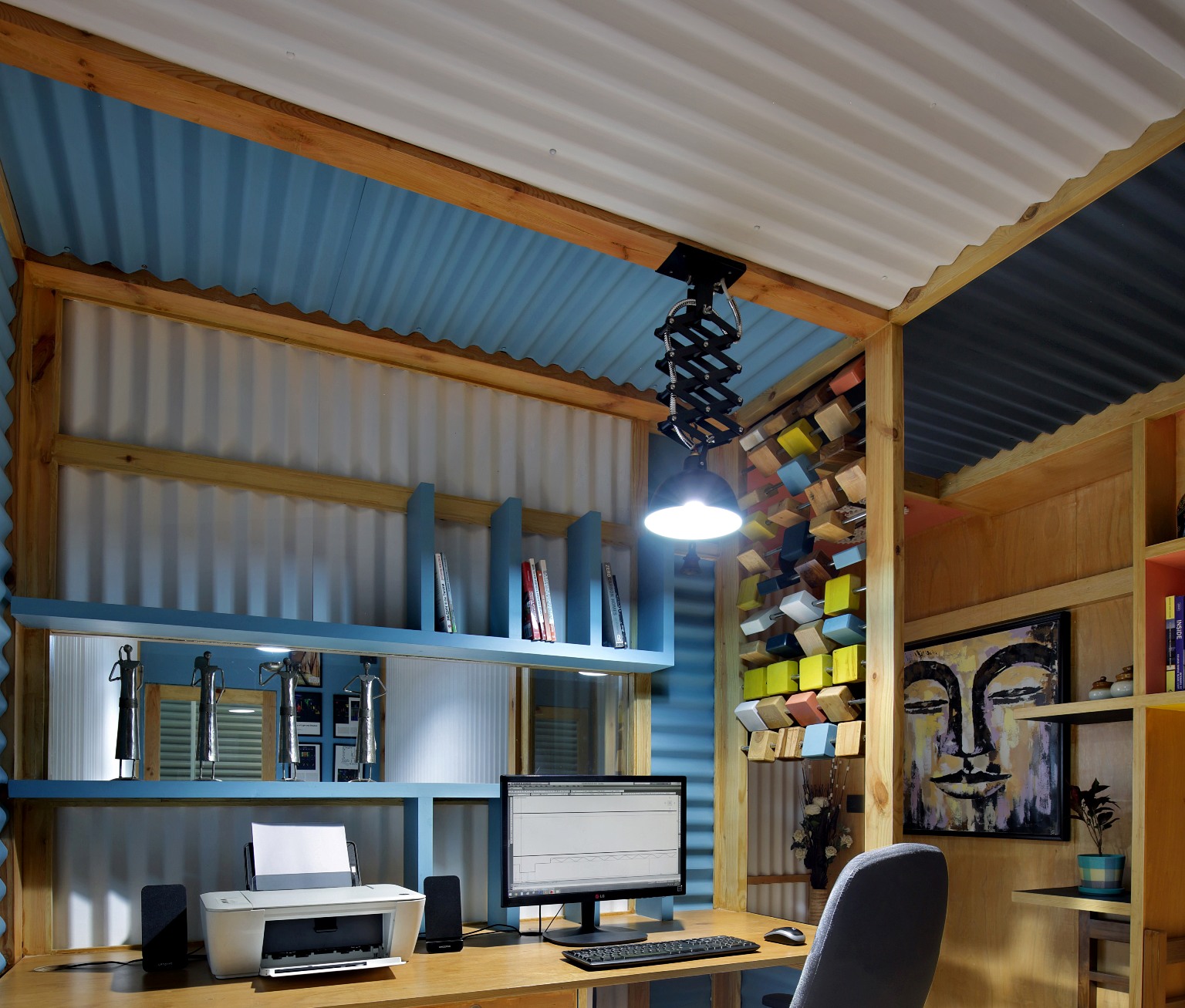 曼诺·帕特尔设计室的绿色可持续办公空间-17