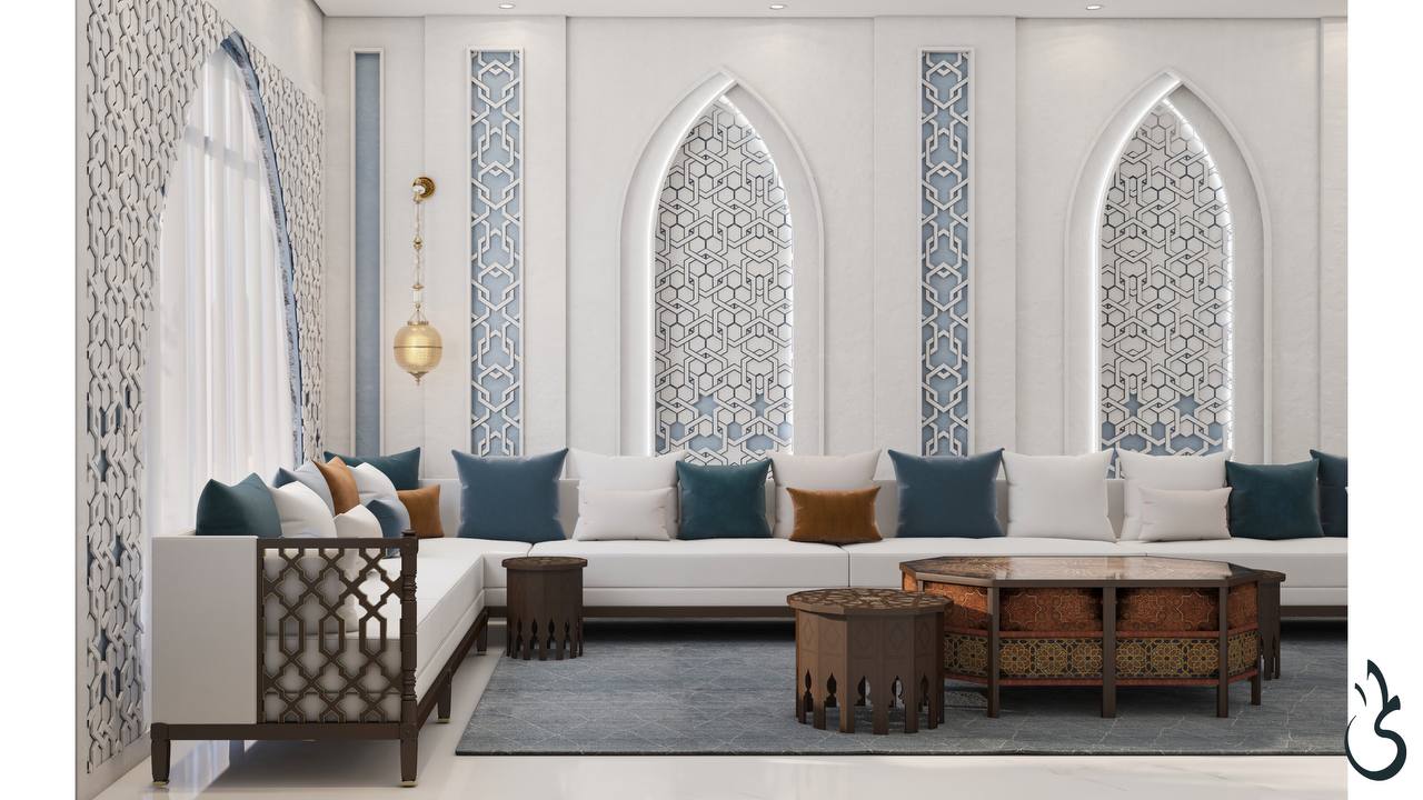 Blue Moroccan diwanyia-2