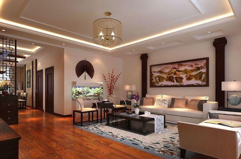 哈尔滨实创装饰打造公务员小区220平典雅华贵新中式-13