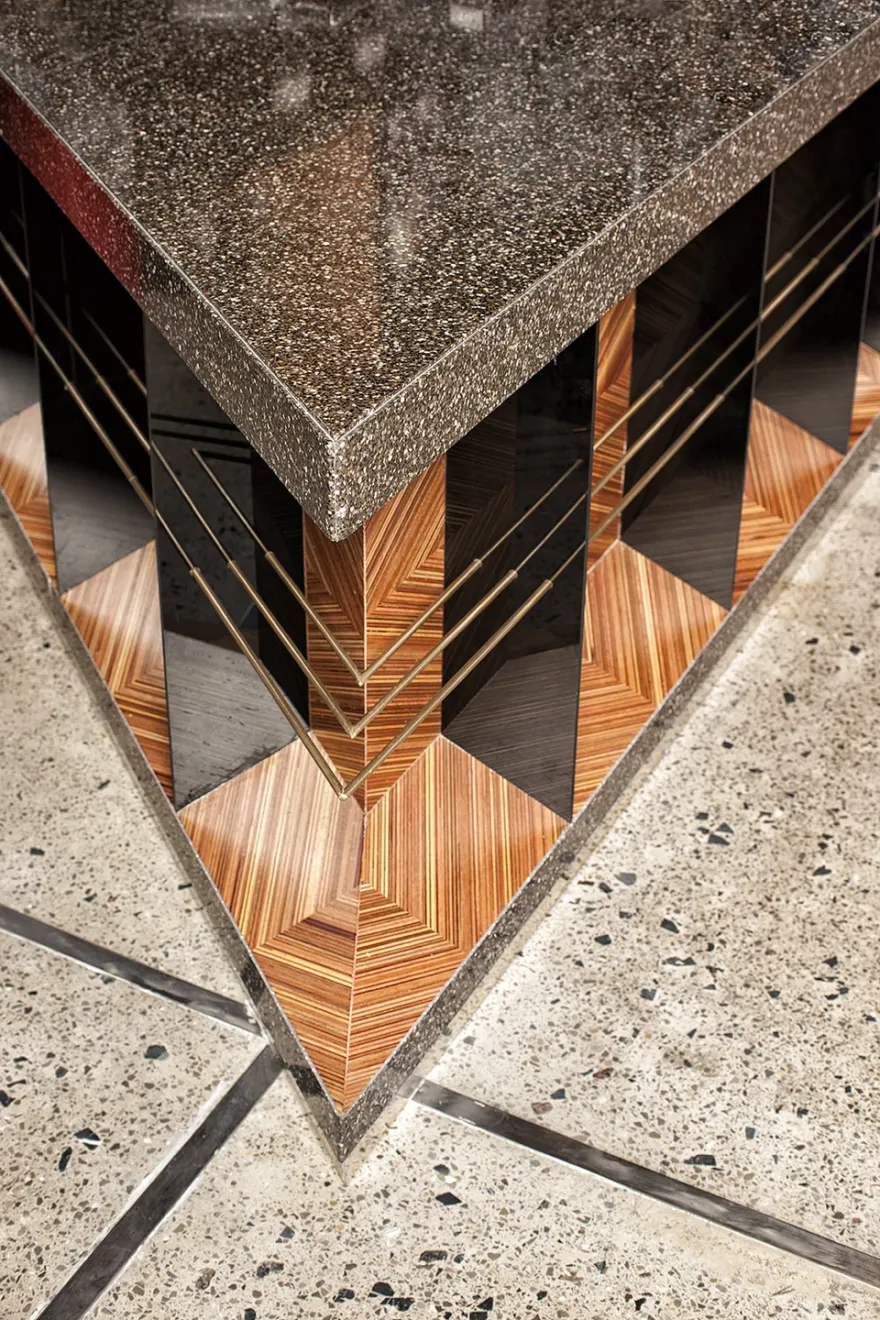 迪拜 Skye & Walker 餐厅 | 几何图案的精致呈现-9