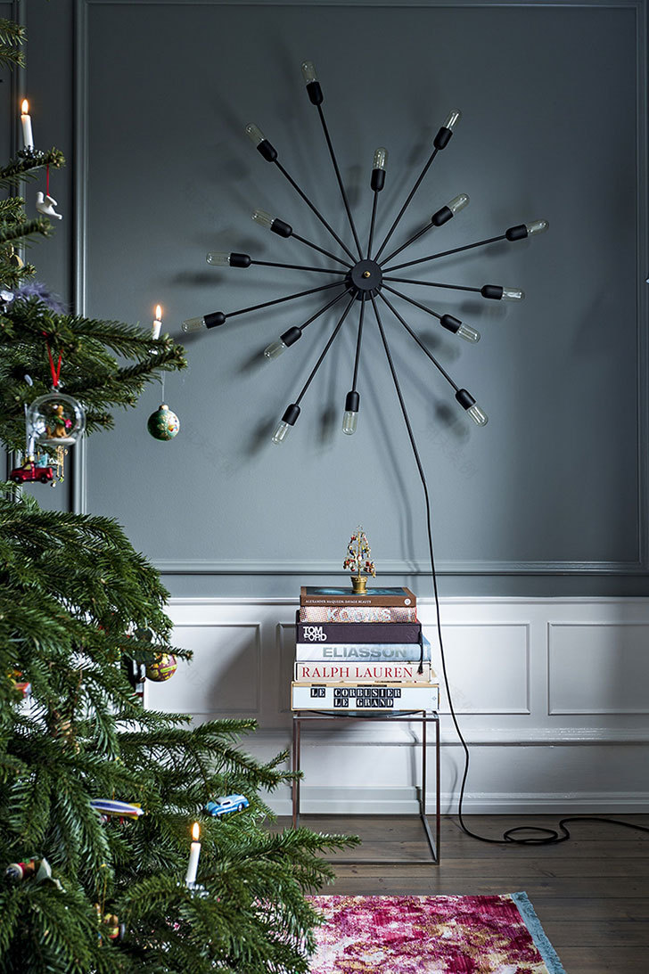 丹麦现代公寓的节日装饰艺术-7