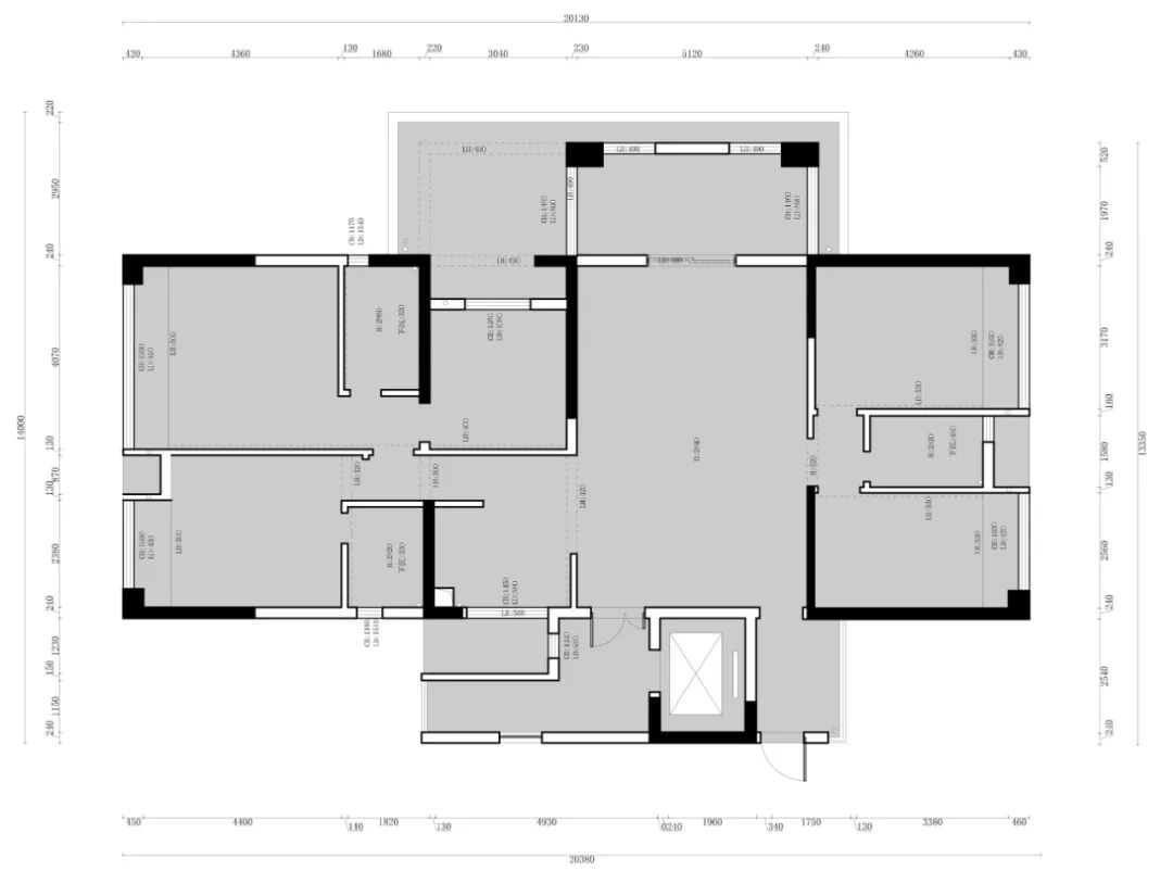 澜湖国际 205m²智能家居空间丨闫晶晶-7