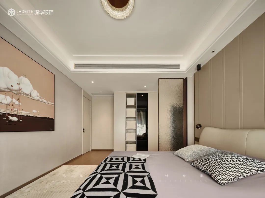 190㎡现代简约风 · 打造一家三口的舒适家丨锦华装饰-37