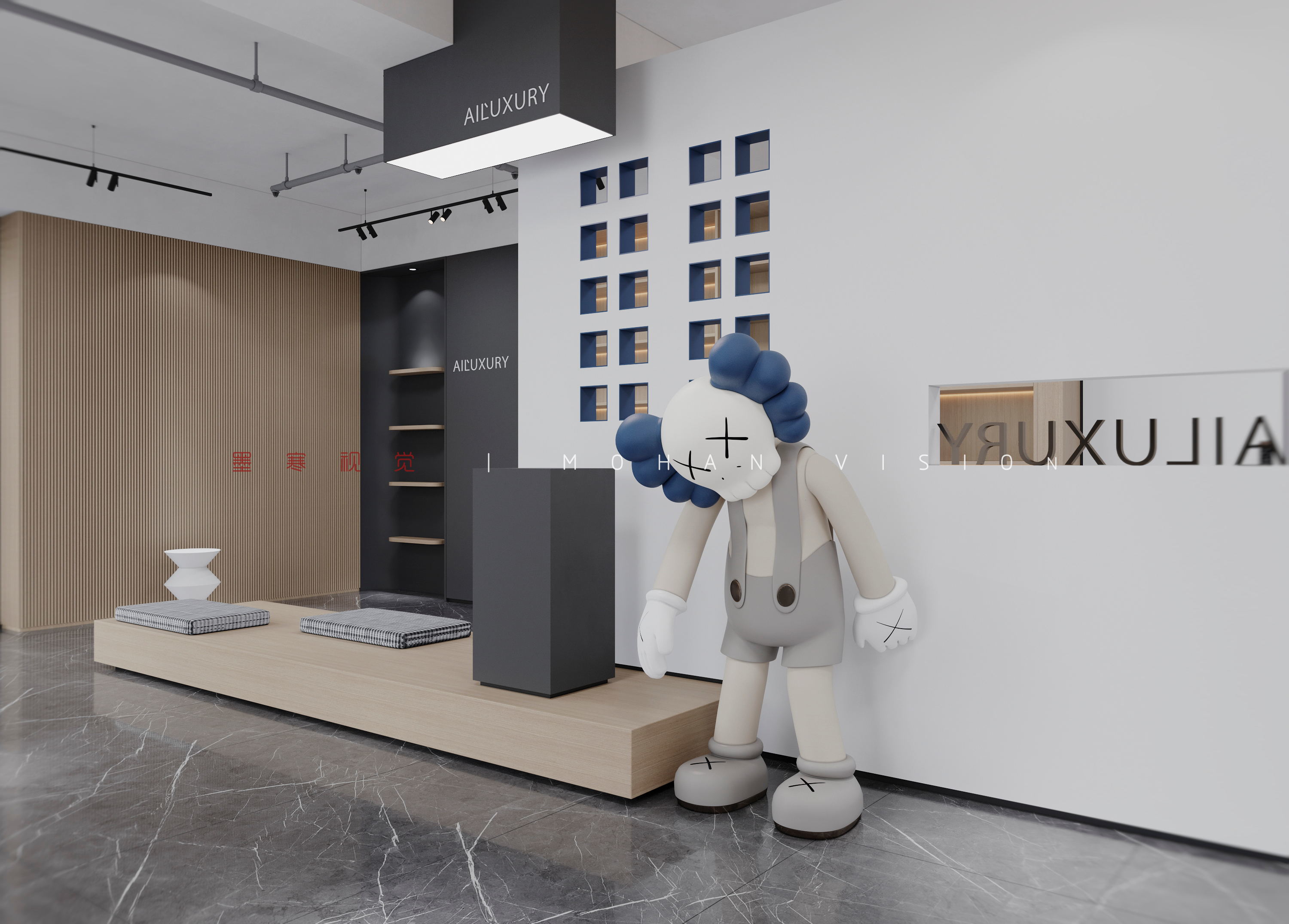 AILUXURY | 墨寒设计 | 极简奢华的空间艺术-10