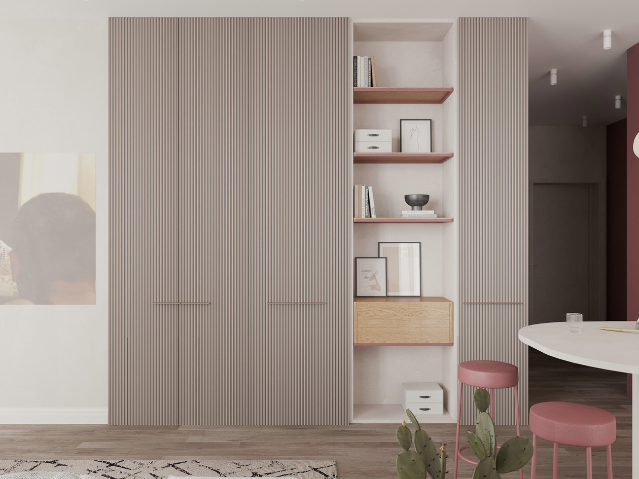 62㎡浅色系小公寓设计-5