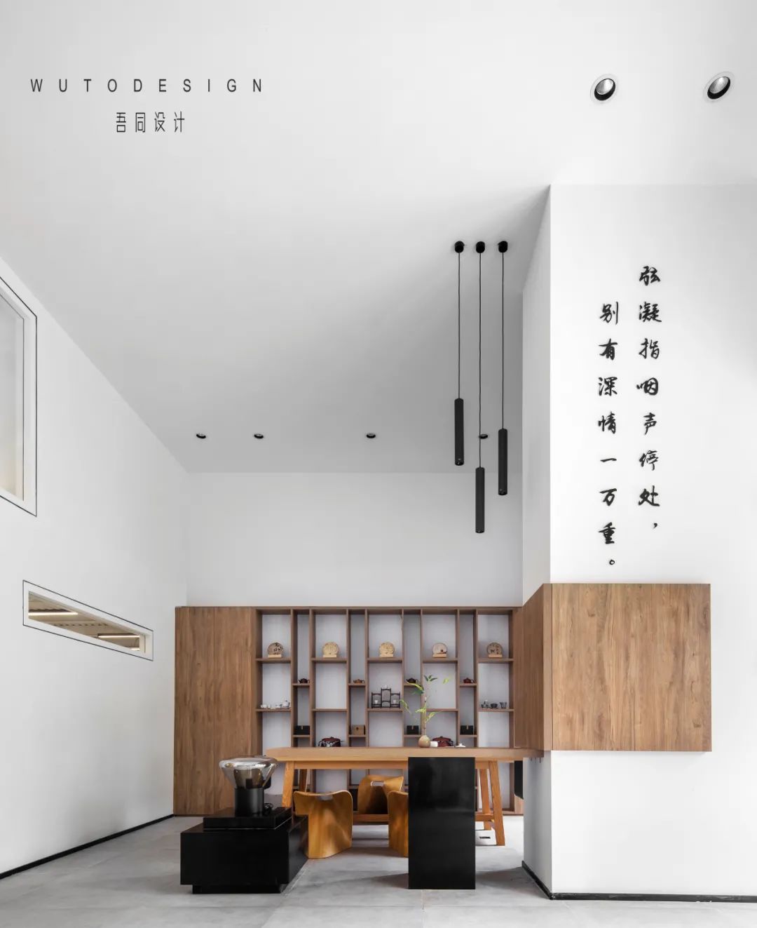 武汉融侨公馆「不闻」培训机构,演绎古筝之美的静谧空间-14