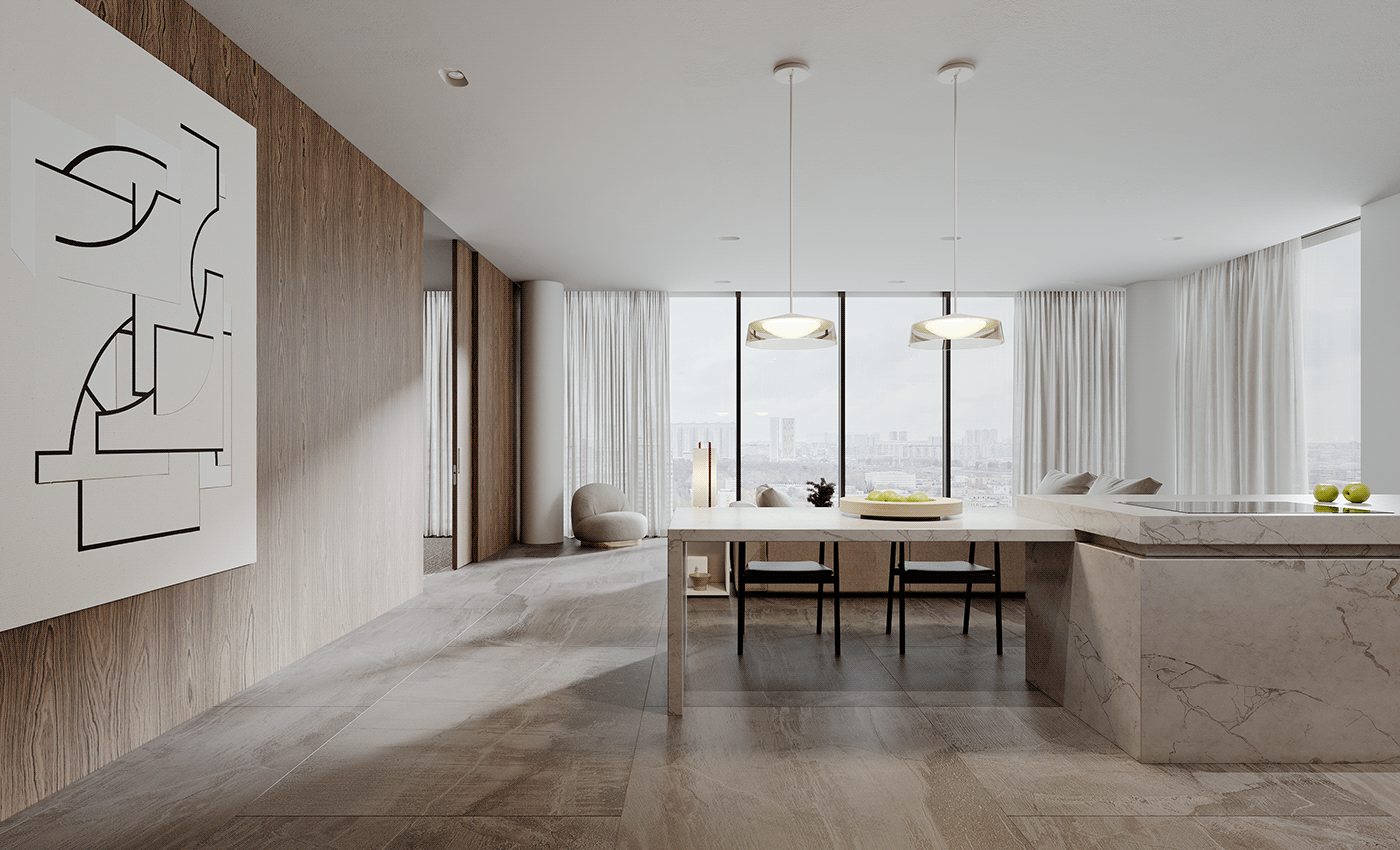 开放式 简约空间设计-0