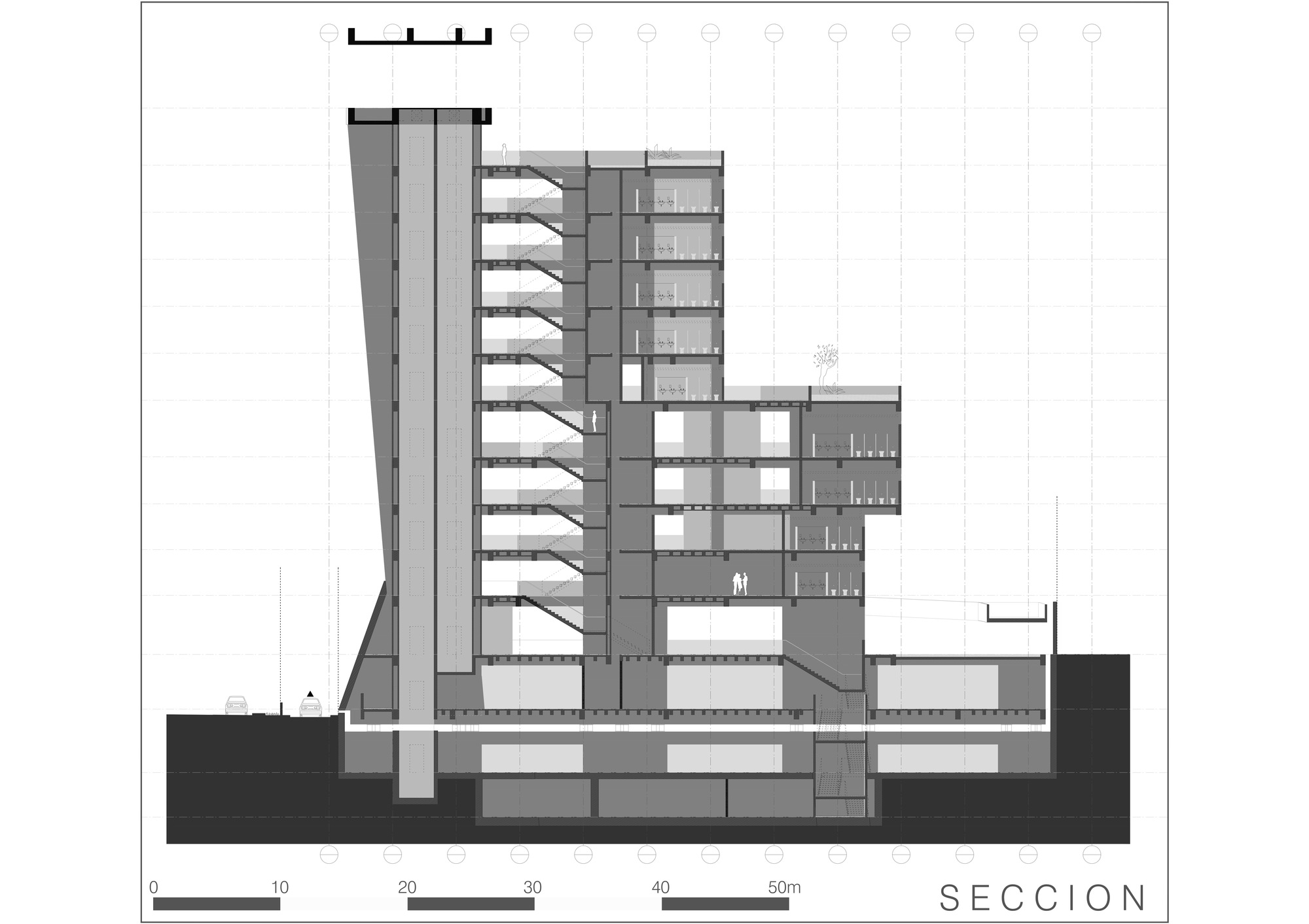 UTEC 校园建筑设计 | 人造悬崖与自然环境的完美融合-59