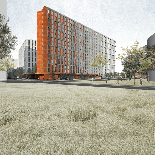 “Дом у причала”（“ЗилАрт”住宅综合体部分地块）丨Сергей Скуратов ARCHITECTS-39