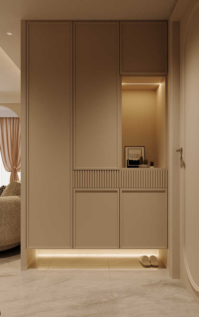 奶油色简约家居设计-17