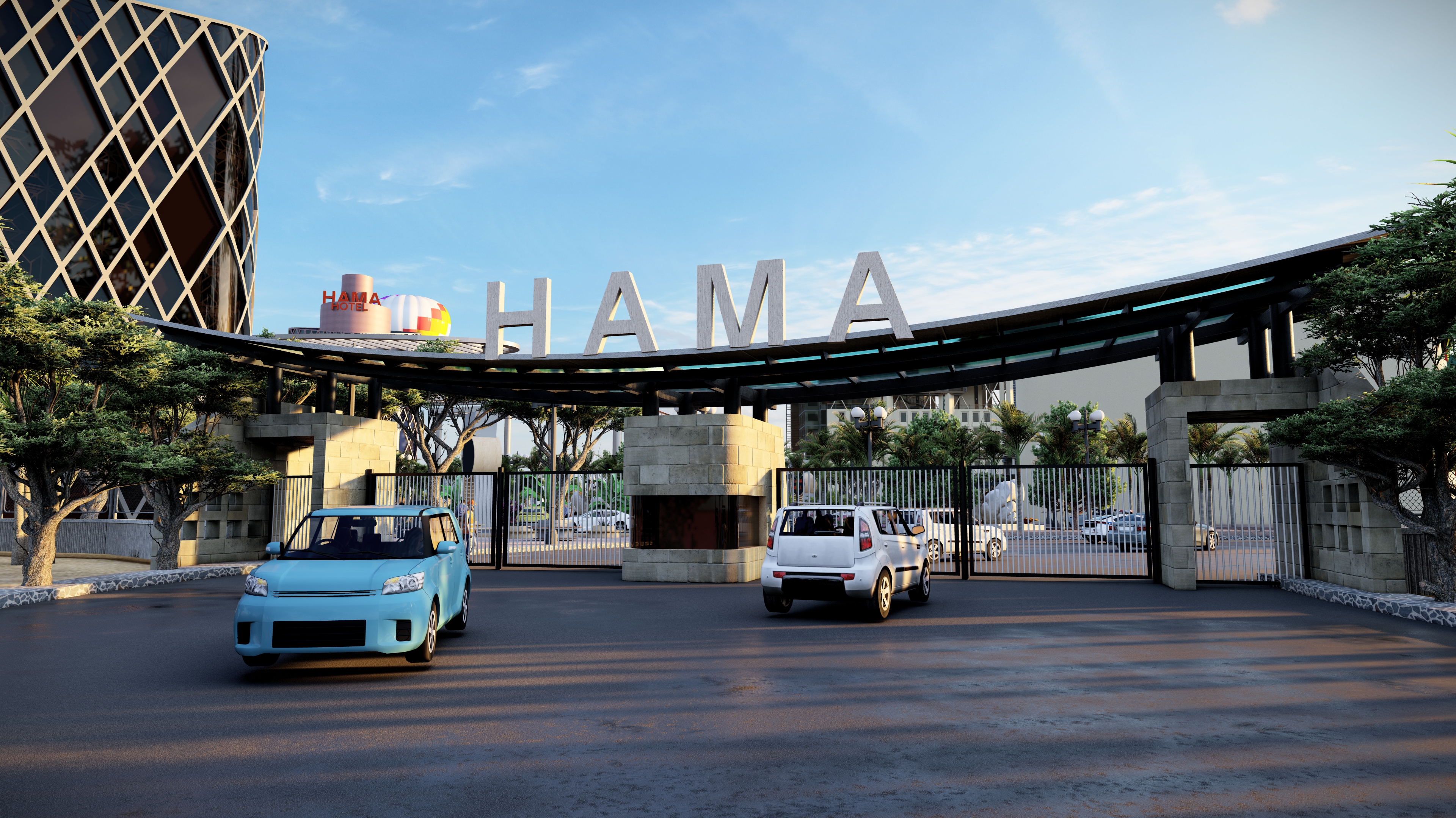 قريه سياحيه كامله علي مساحة 70 الف متر-22