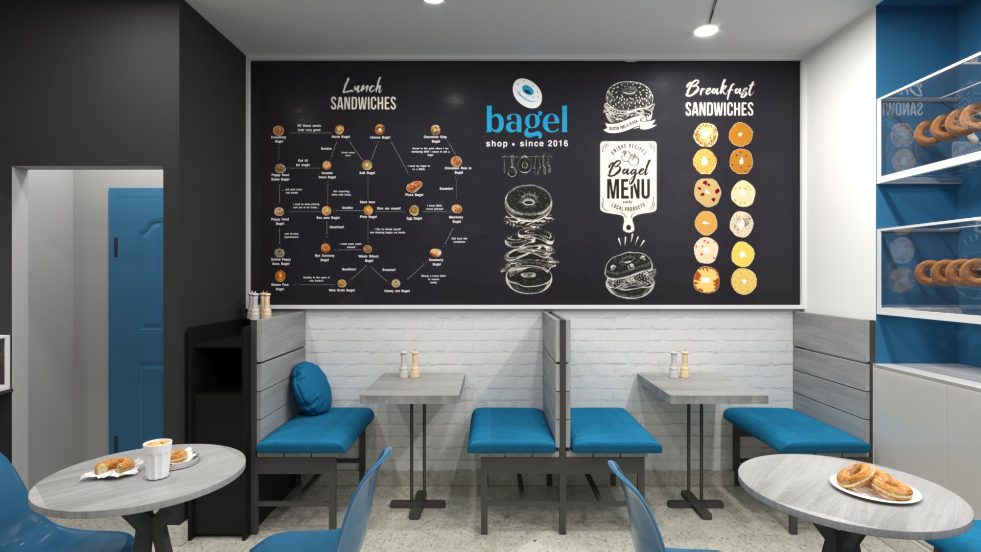 百吉饼店室内设计丨ArmeniaYerevan丨Anush Hambardzumyan-9