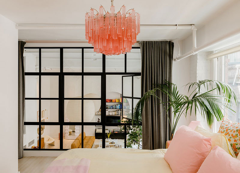 超模艾尔莎·霍斯克纽约开放式阁楼设计-10