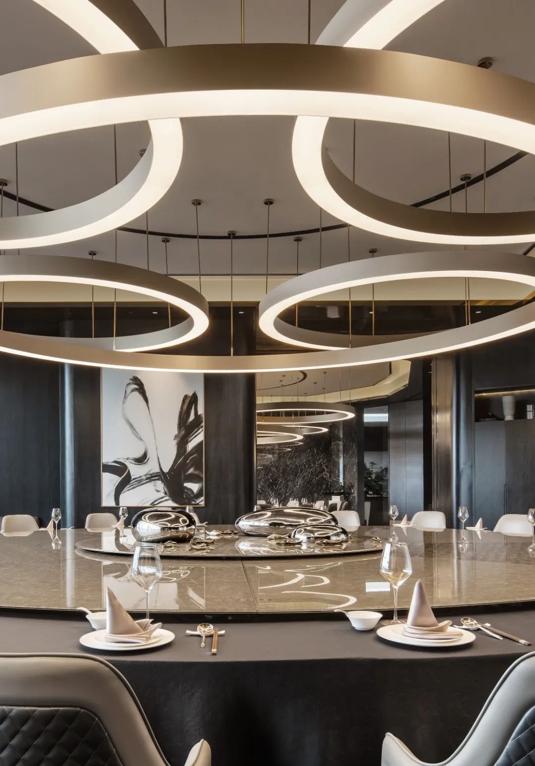 广东利和金汇餐厅 | 诗意山水与现代演绎的完美结合-20