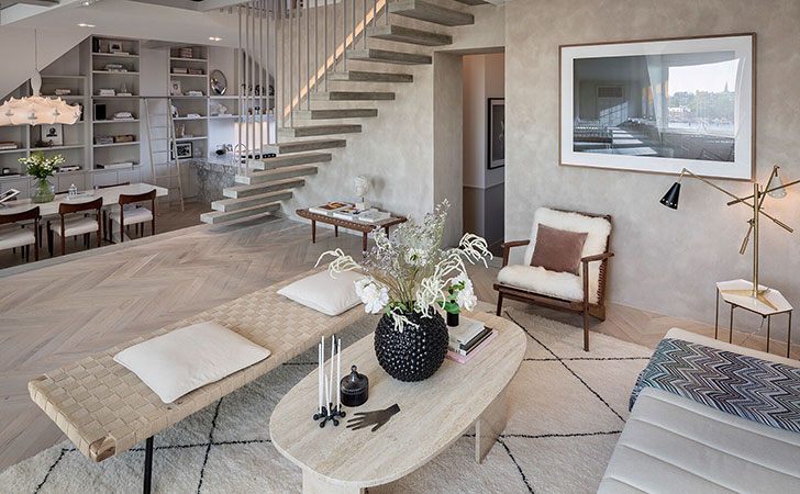 斯德哥尔摩 160 平米现代简约风格顶层公寓-17