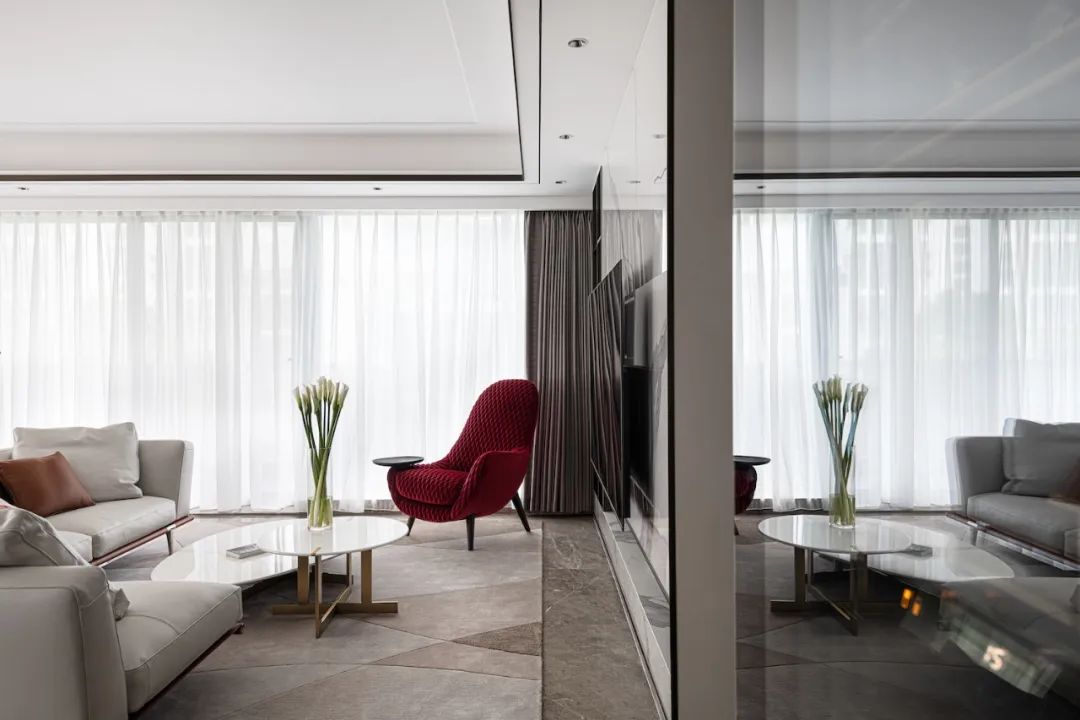 220㎡精装房改造，极具艺术性的质感空间 | 尚舍生活设计-14