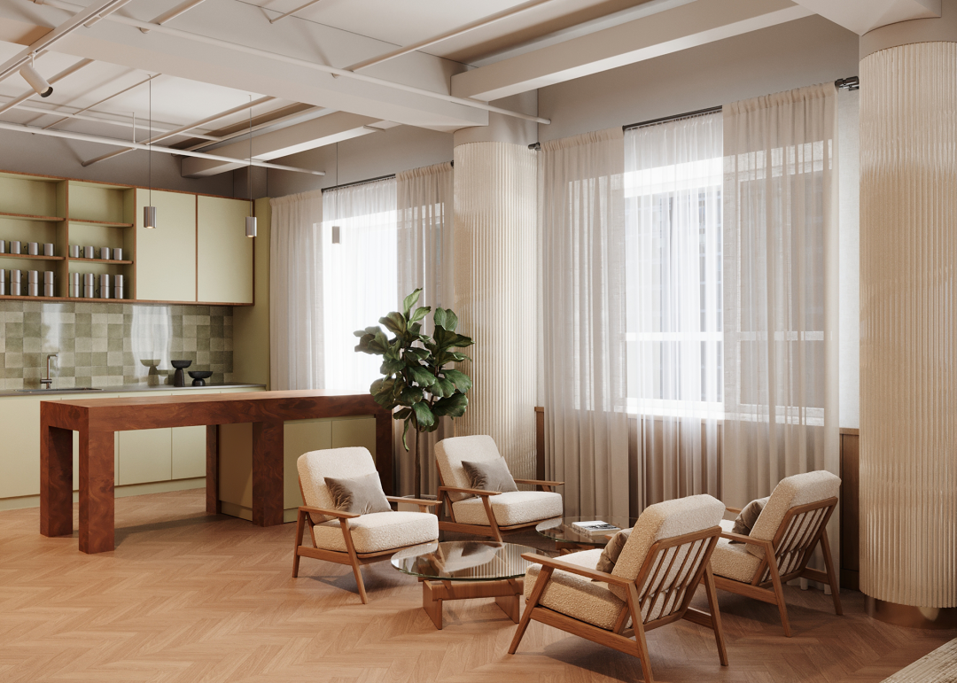 OFFICE|复古摩登以经典定义美学办公空间-73