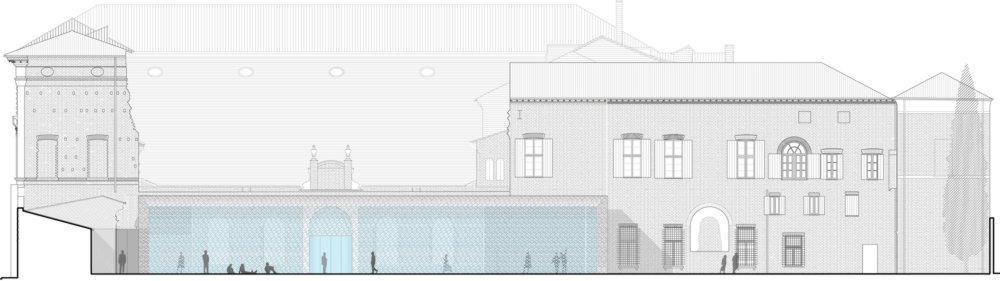 历史建筑与现代玻璃 Pavilion 的和谐碰撞-29