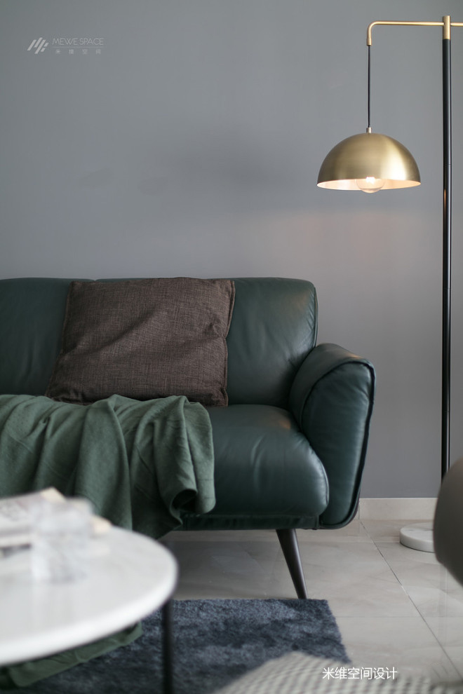 130㎡简约轻奢公寓  米维空间设计-2