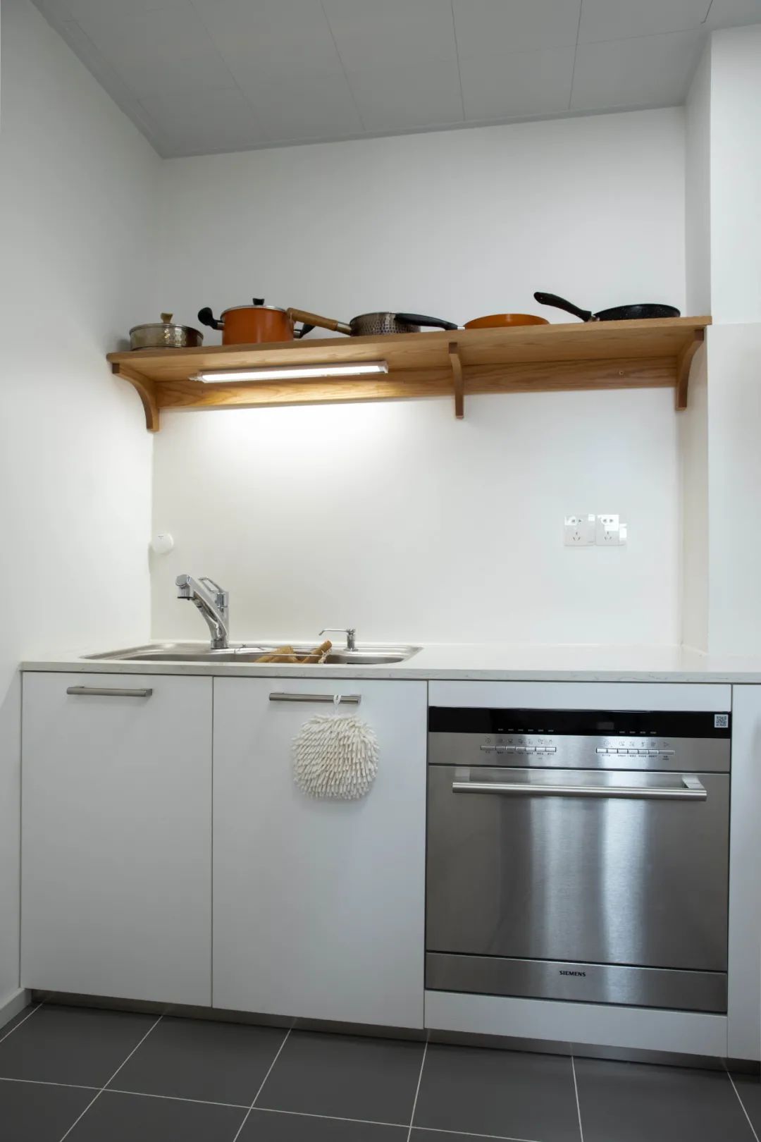 92㎡一人居,起居室,岛台加三分离,满满日系风-70